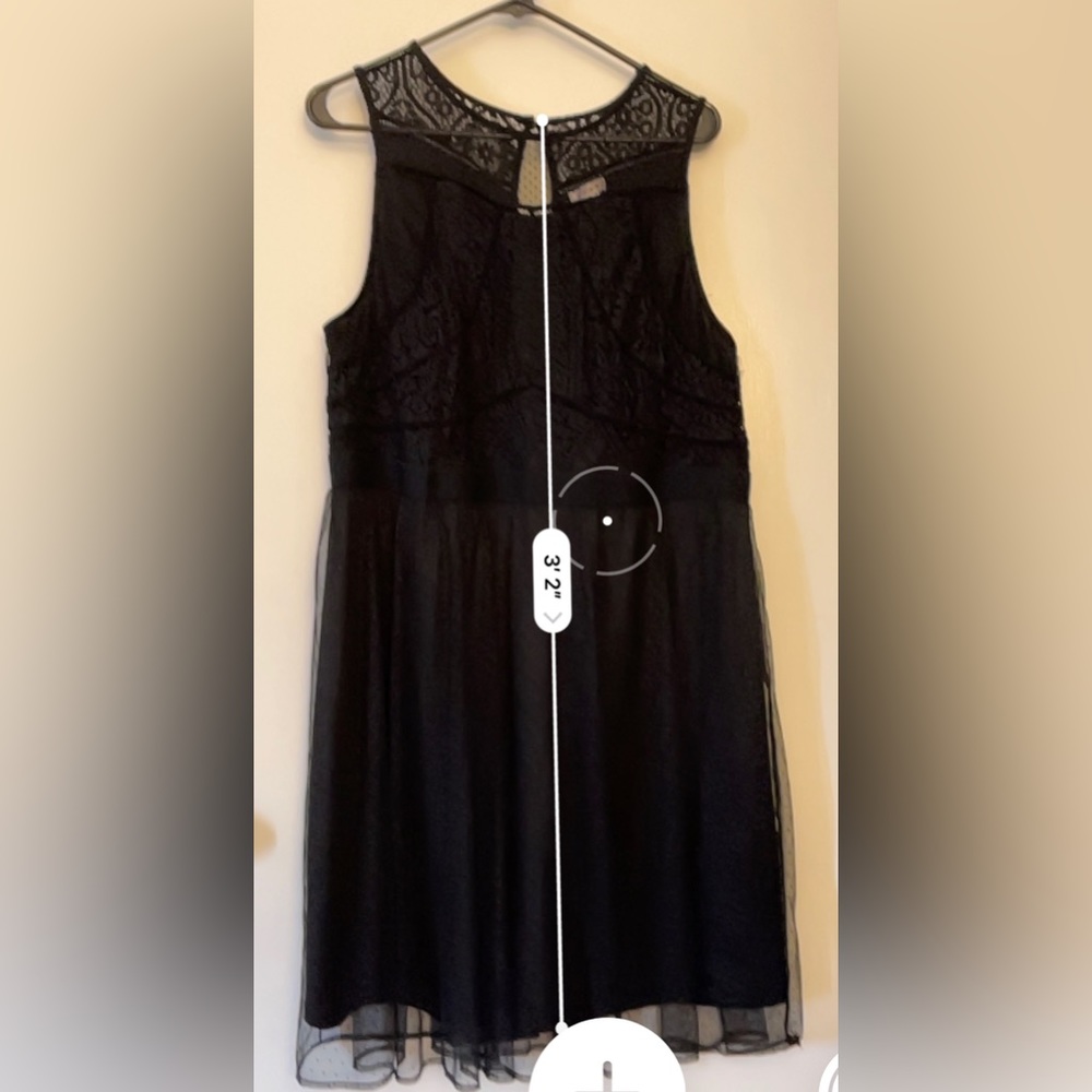 Xhilaration Black Lace Party Dress